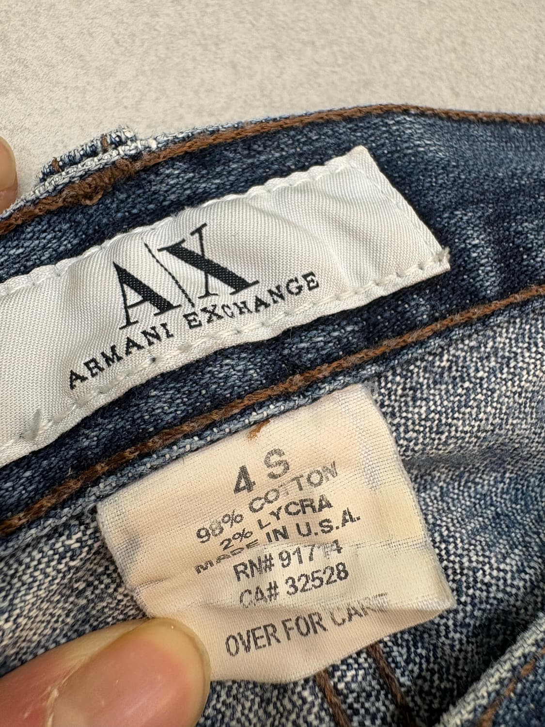 아르마니 익스체인지 스트레이트 데님 상품이미지9