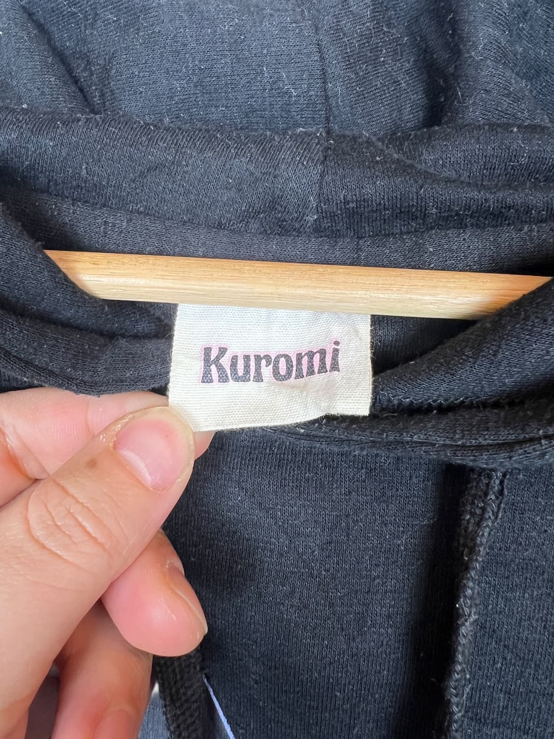 JPN 산리오 쿠로미 프린팅 후드티 5L 상품이미지3