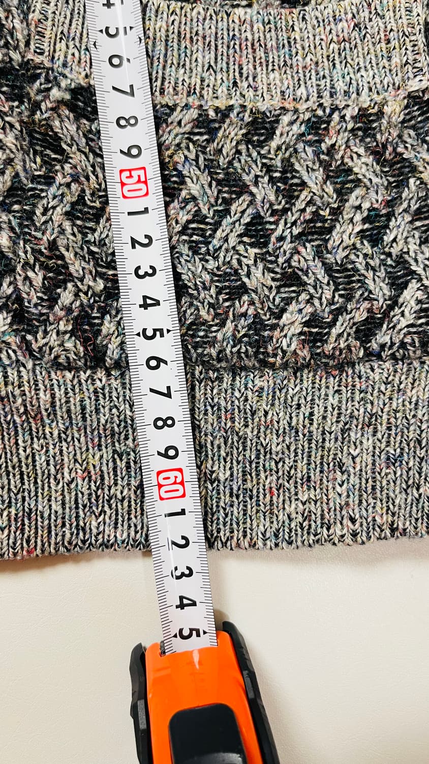 정품 미쏘니 라나 메리노 울 멀티 컬러 패턴 남성 니트 명품 가디건 M  상품이미지8