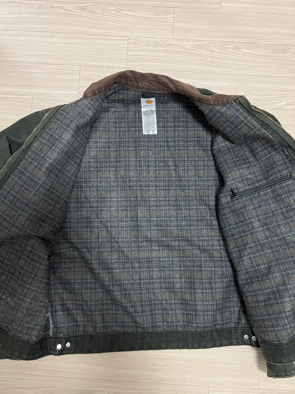 칼하트 디트로이트 자켓 J97 모스그린 XXL 상품이미지4