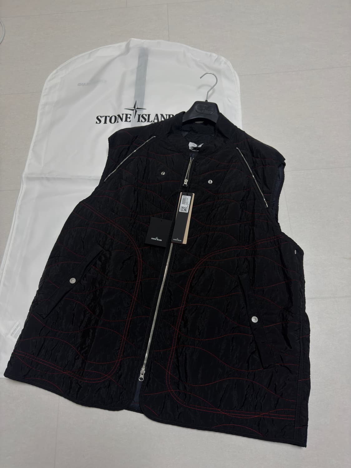 [레어,XXL] 스톤아일랜드 이어 오브 더 스네이크 나일론 메탈 자켓 상품이미지4