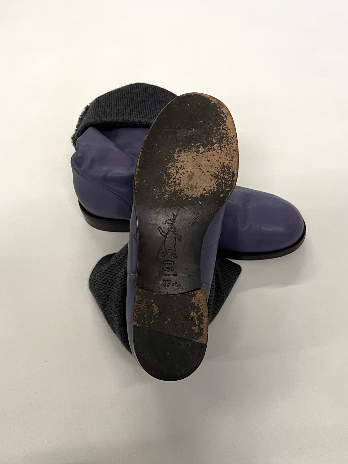 마르니 레더 니트 부츠 상품이미지5