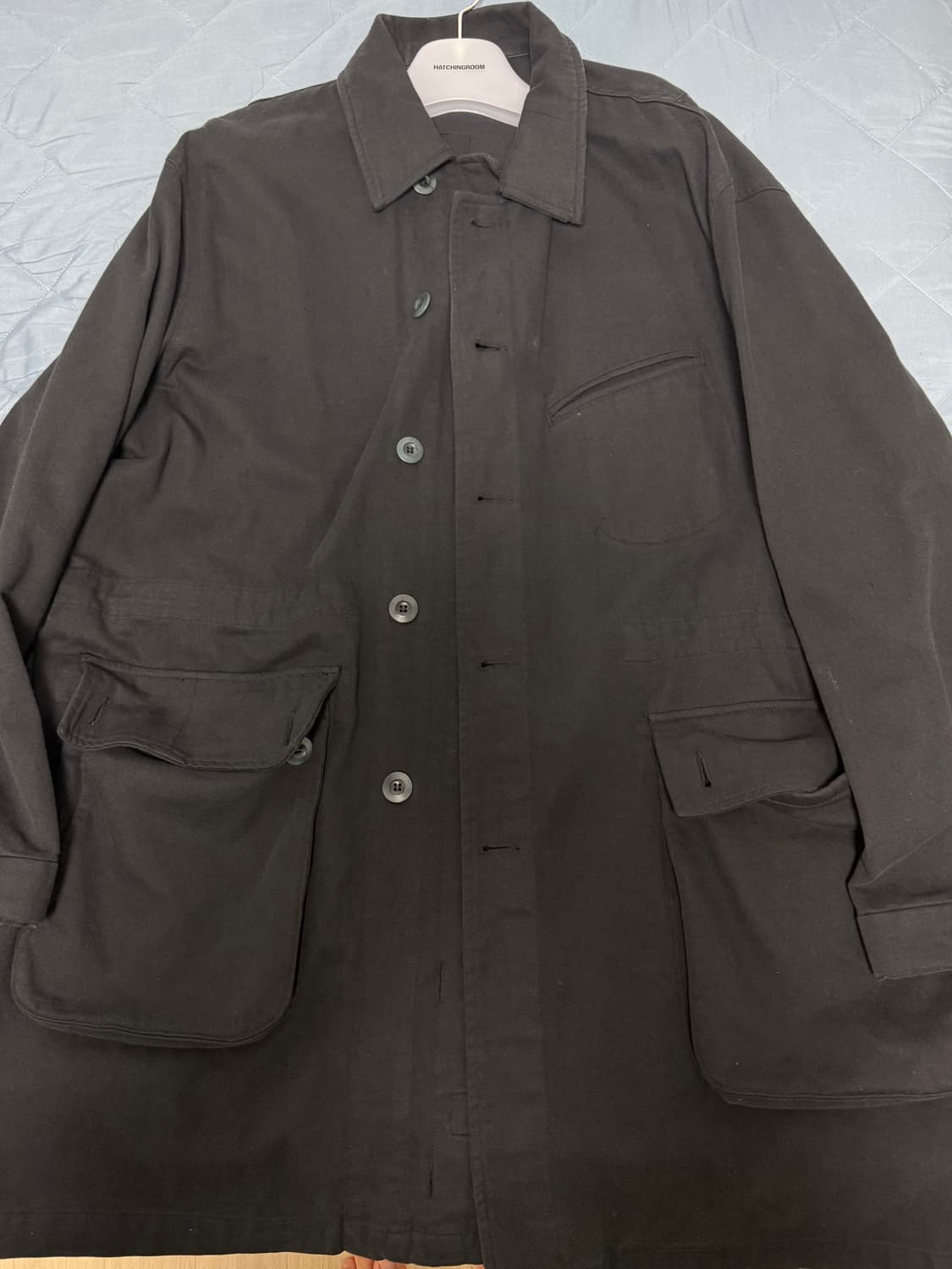 [4] 해칭룸 밀코트_블랙 상품이미지3