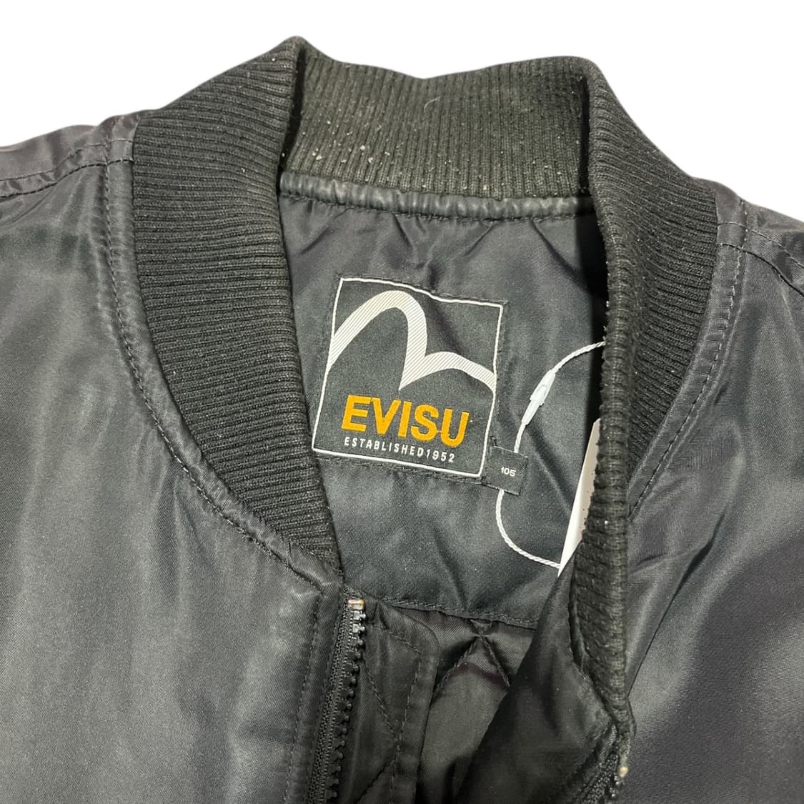 에비수 자수 레터링 항공 점퍼 블루종 상품이미지3