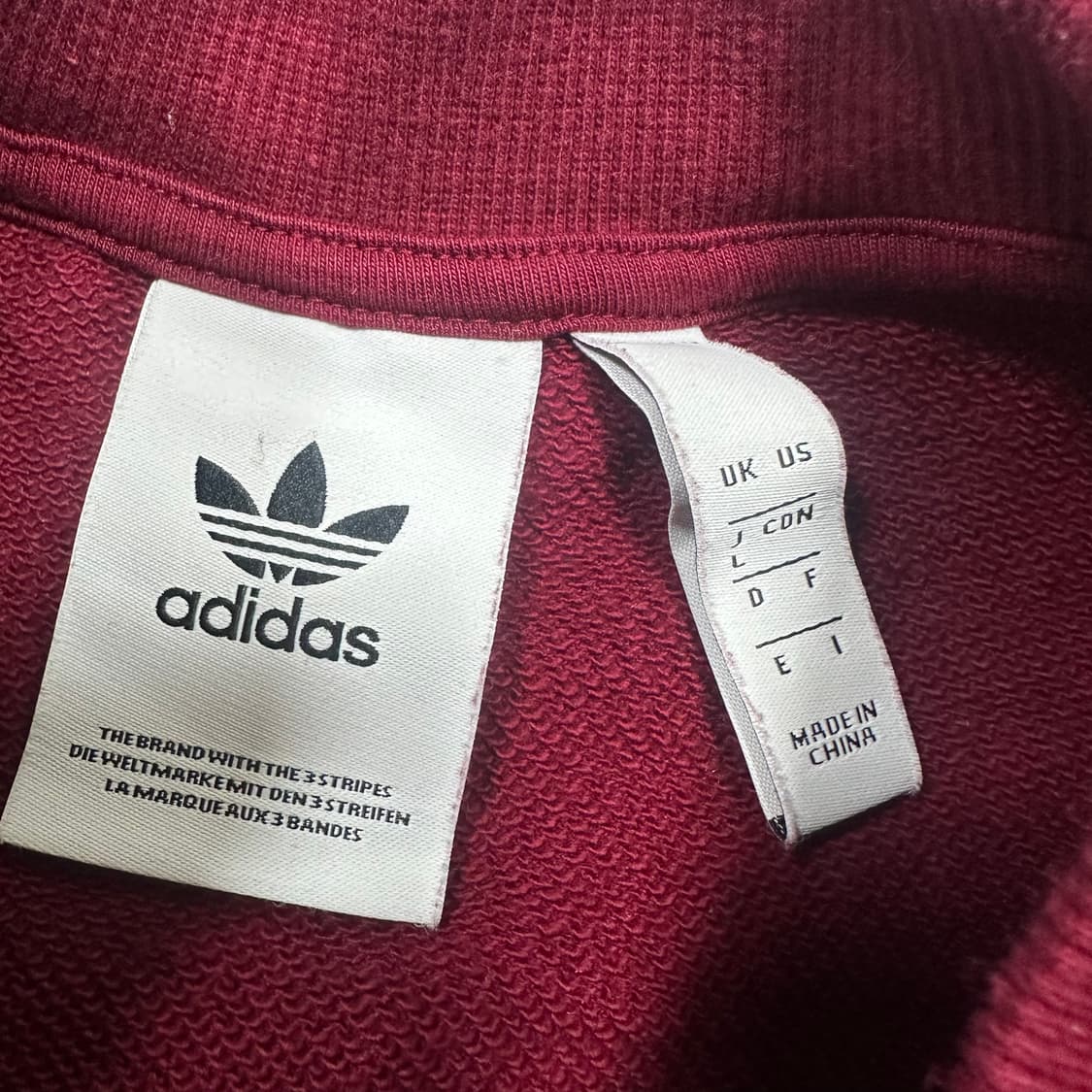 ✨ (바배) 아디다스 버건디 스웻 트레이닝 세트  상품이미지4