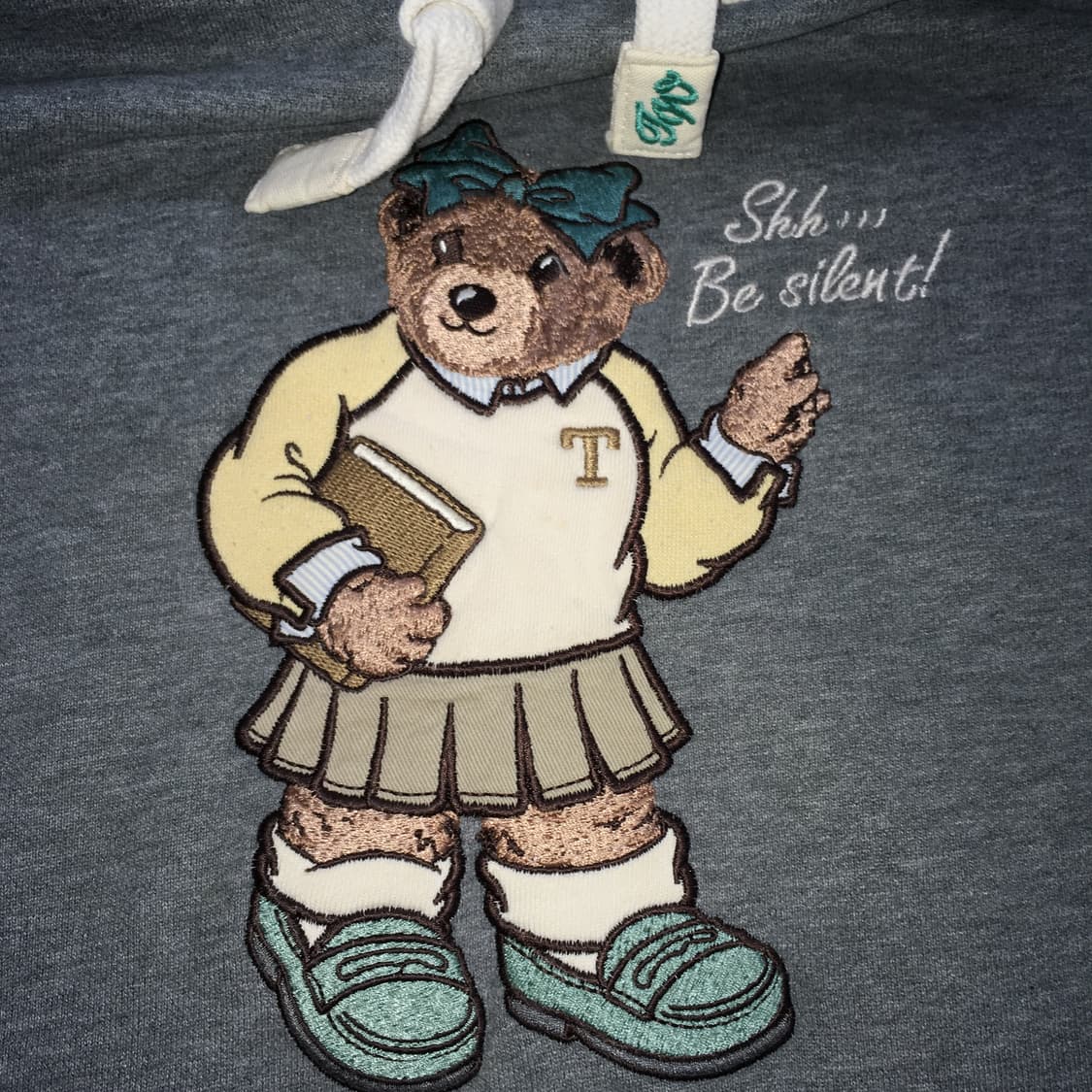 투티/0129 티니위니 후드티 그레이  상품이미지3