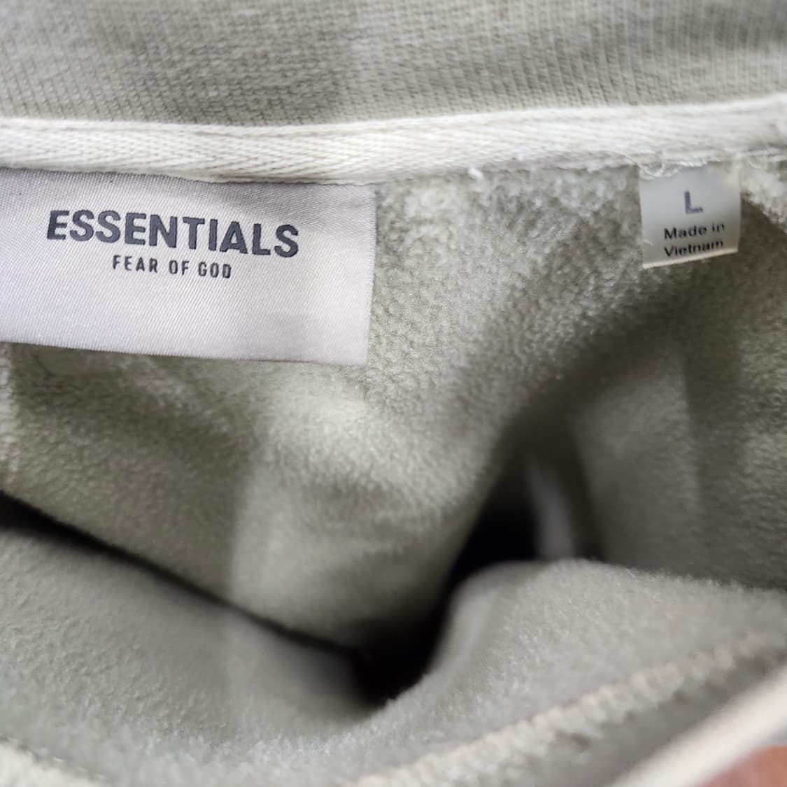 피어오브갓 에센셜 3D 실리콘 로고 스웻 맨투맨 2XL 상품이미지5