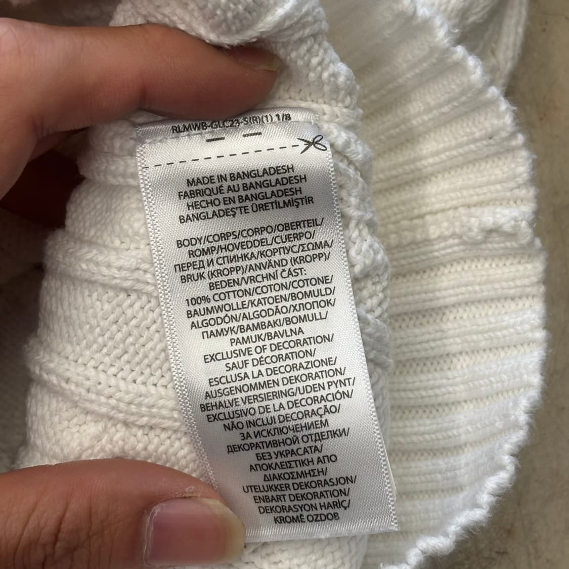 🫶🏻 폴로랄프로렌 여성용 White 긴팔 니트 🫶🏻 상품이미지5
