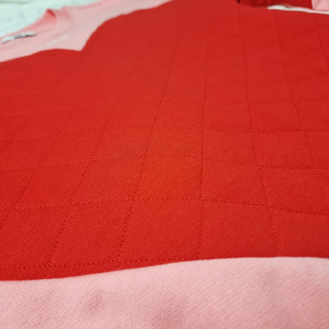 MSGM 맨투맨 안감기모 퀼팅하트 (55) 22년구매/실착1회/상태최상 상품이미지4