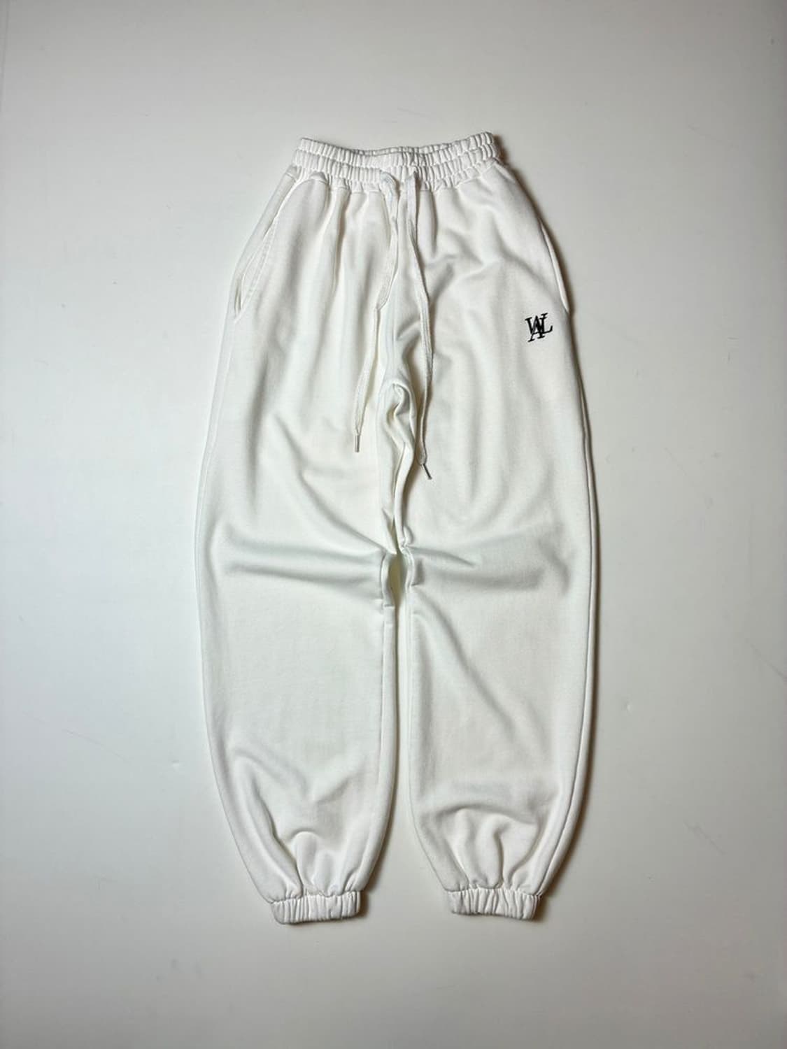 우알롱 볼륨 로고 와이드 조거 스웻 팬츠 PN8726 상품이미지1