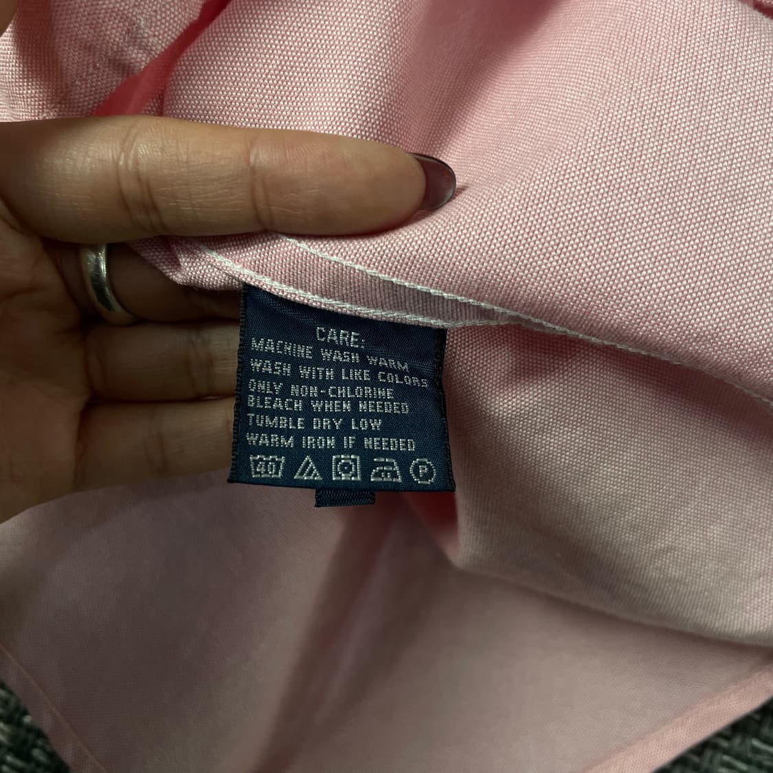 폴로랄프로렌 핑크 긴팔 셔츠 슈퍼슬림핏 2 상품이미지5