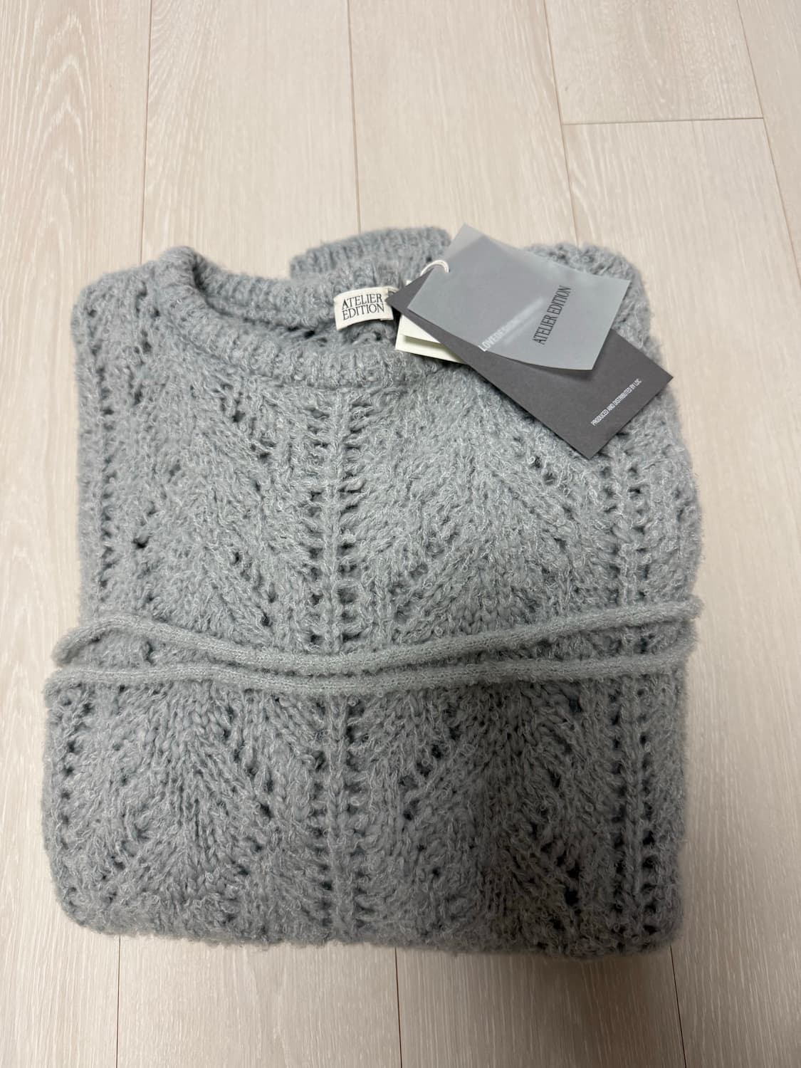 아뜰리에에디션 스카시라운드 니트(새상품) 상품이미지7