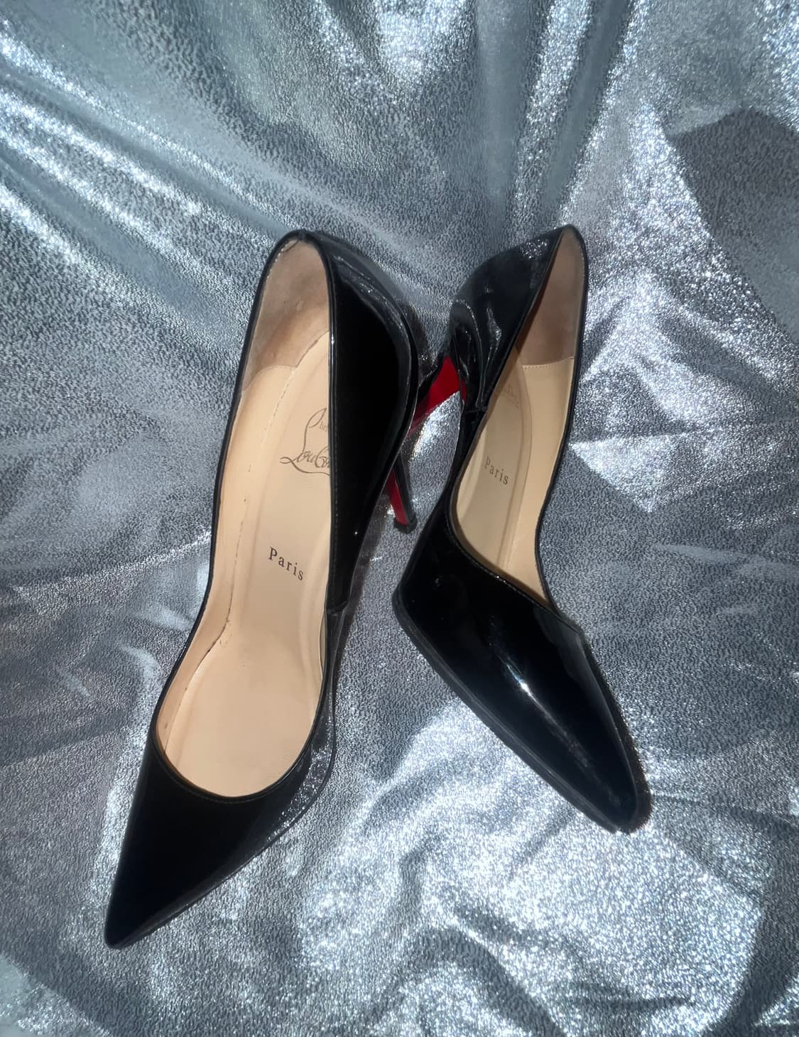 크리스챤 루부탱 에나멜 스틸레토 하이힐 상품이미지6