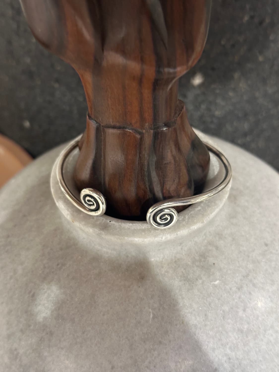 Twin Spiral 925Silver Bangle 상품이미지4