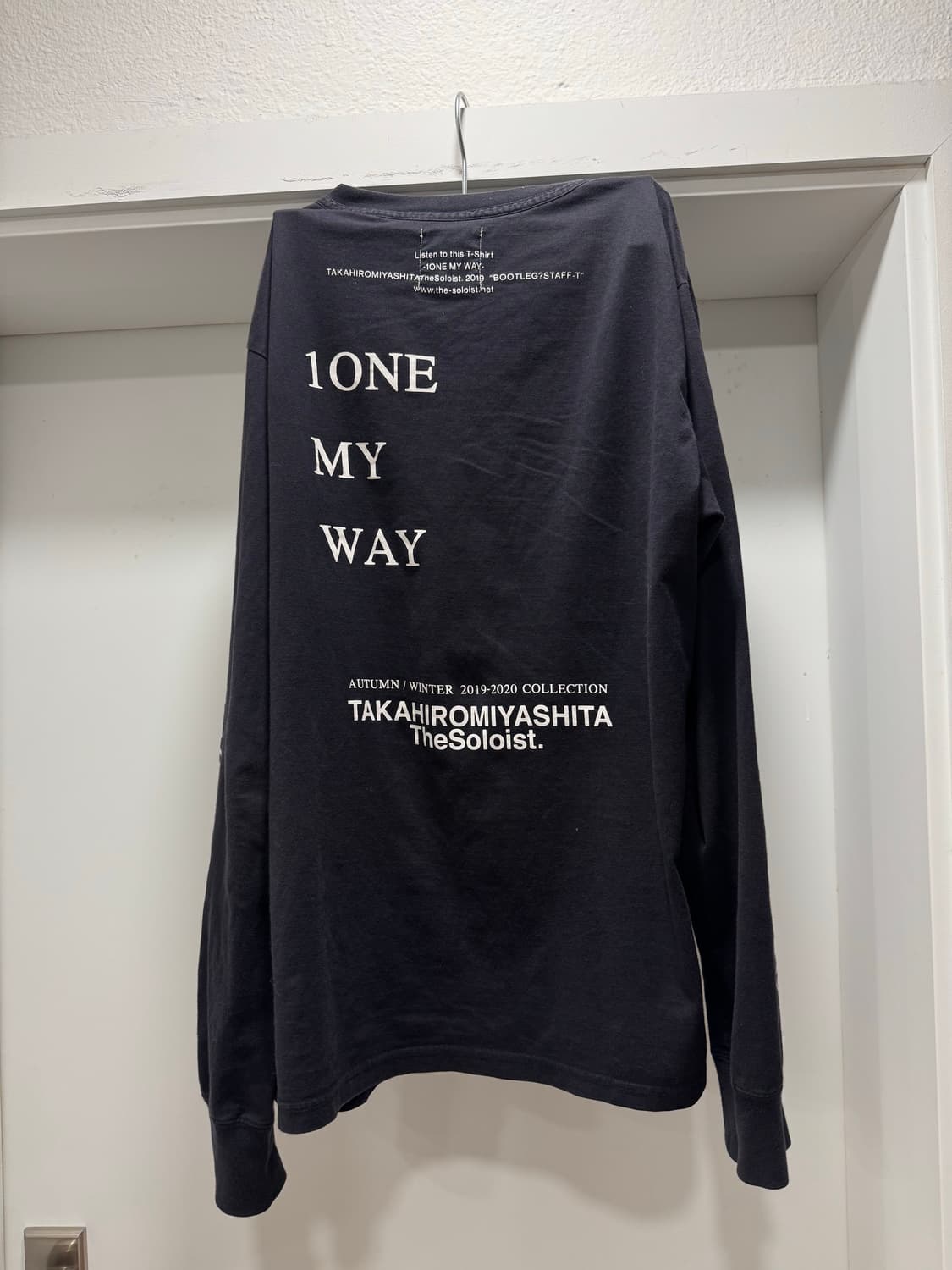타카히로미야시타 더 솔로이스트 롱슬리브 스태프 티셔츠 (50사이즈) 상품이미지4
