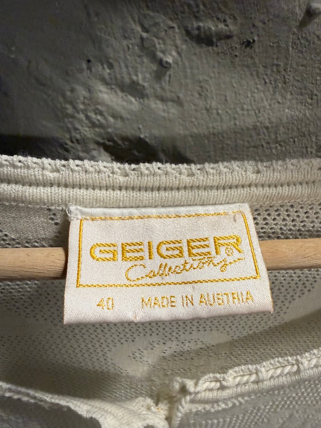 M 가이거 GEIGER 플로럴 자가드 코튼 가디건 아이보리 상품이미지6