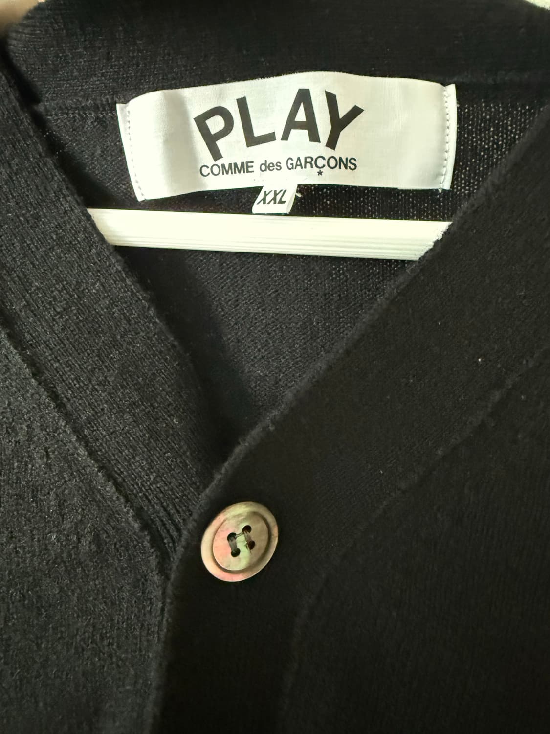 [2xl] 꼼데가디건 레드와펜 상품이미지2