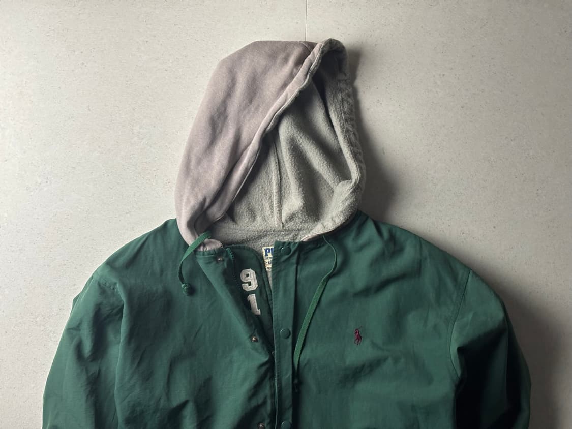 폴로 90년도 후드자켓 상품이미지5