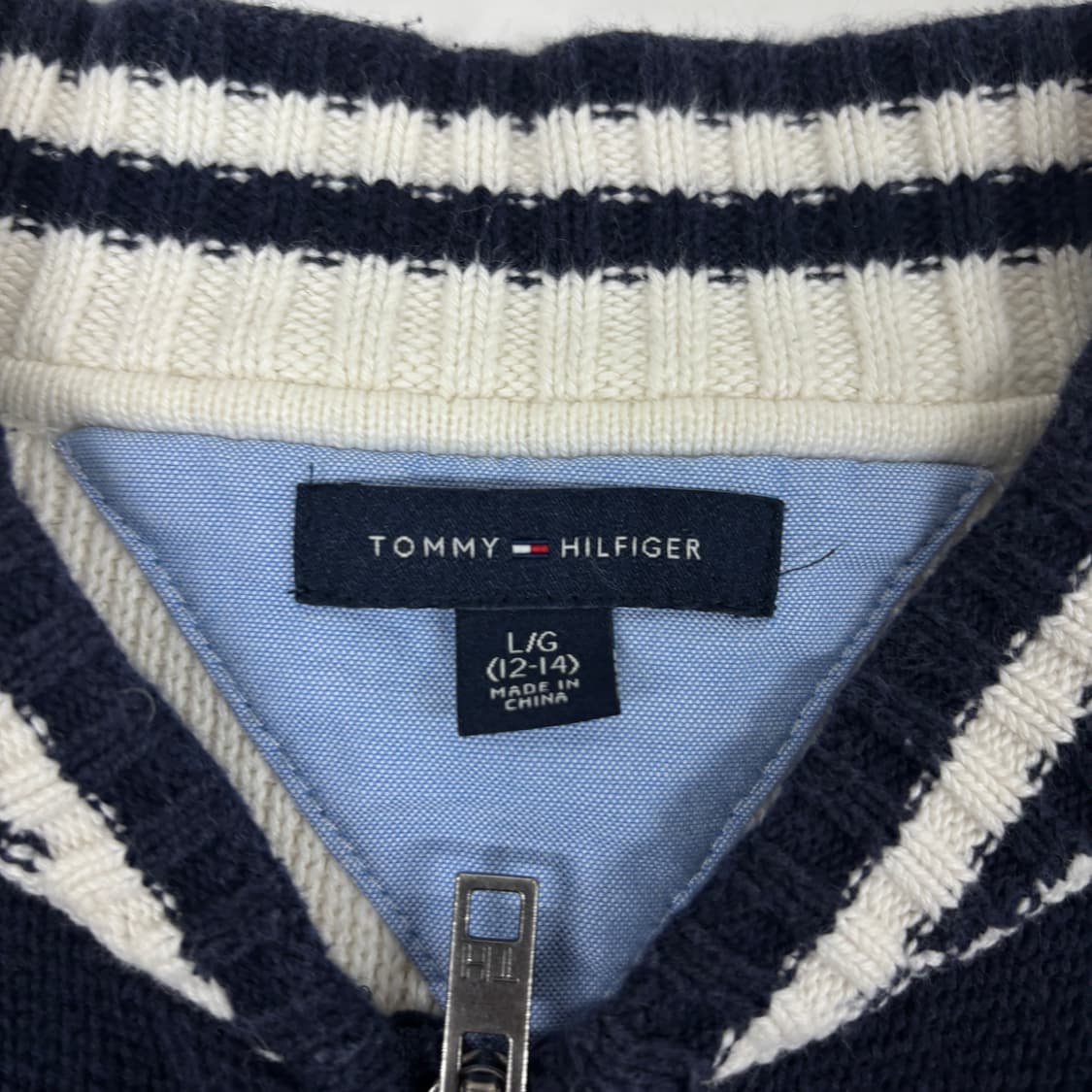 타미힐피거 니트 집업 상품이미지8