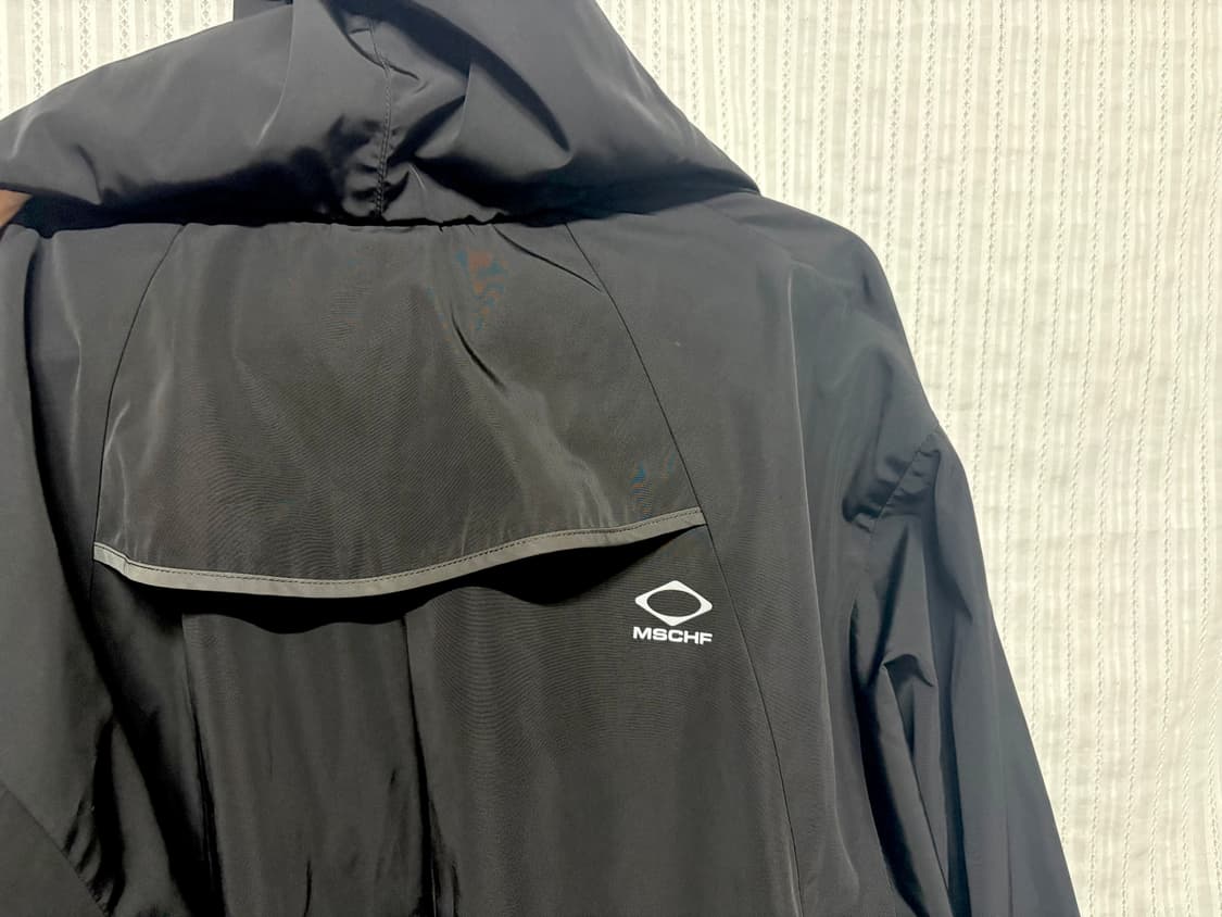 미스치프 컬러블록 윈드브레이커 블랙 상품이미지3