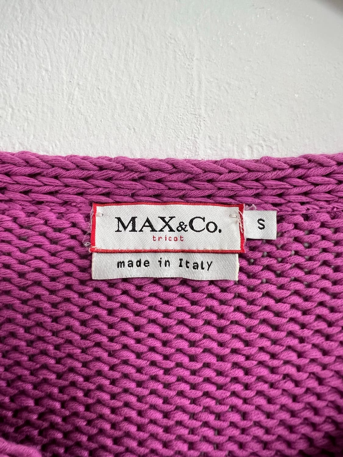 MAX&Co. 퍼플 니트 스웨터 상품이미지2