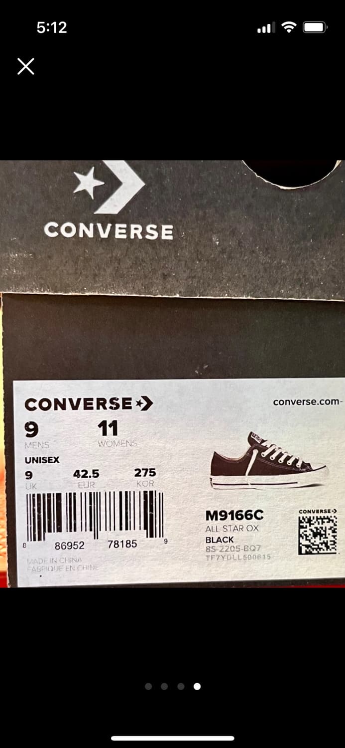 컨버스 올스타 블랙 275 상품이미지4