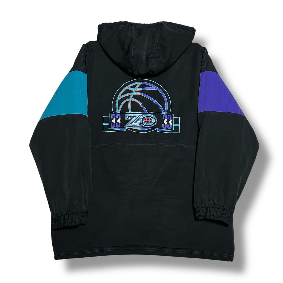 Nike 90s 알론조 모닝 샬럿 호네츠 백로고 자켓 상품이미지1