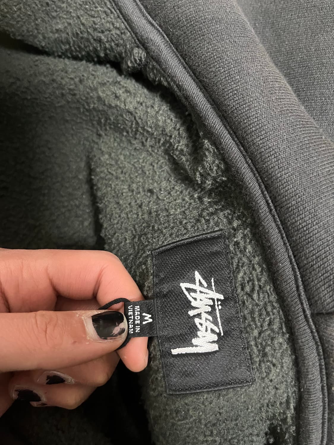 (M) 스투시 후드 집업 상품이미지5