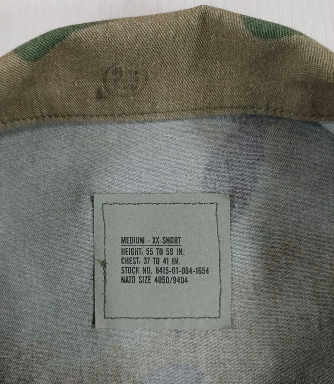 90년대 미육군 BDU 헤비웨이트 셔츠 M-XXS 상품이미지9