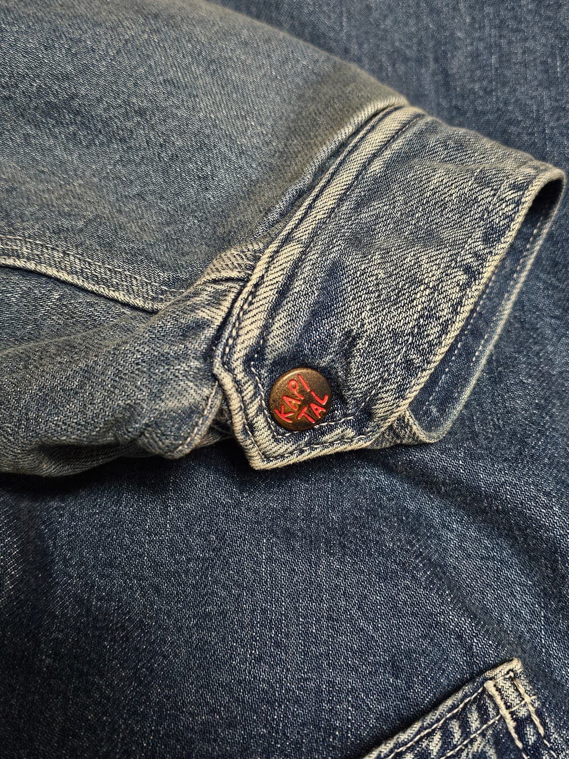 [3] KAPITAL 캐피탈 본 라이닝 리버시블 데님 자켓 상품이미지7