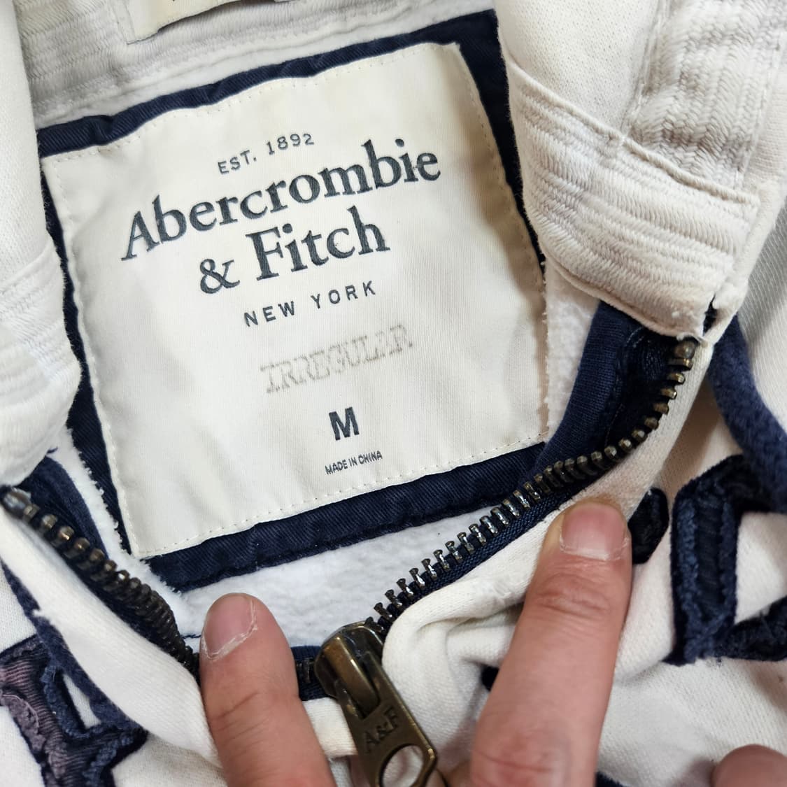 아베크롬비 Y2k 빈티지 기모 후드집업 M size 상품이미지7