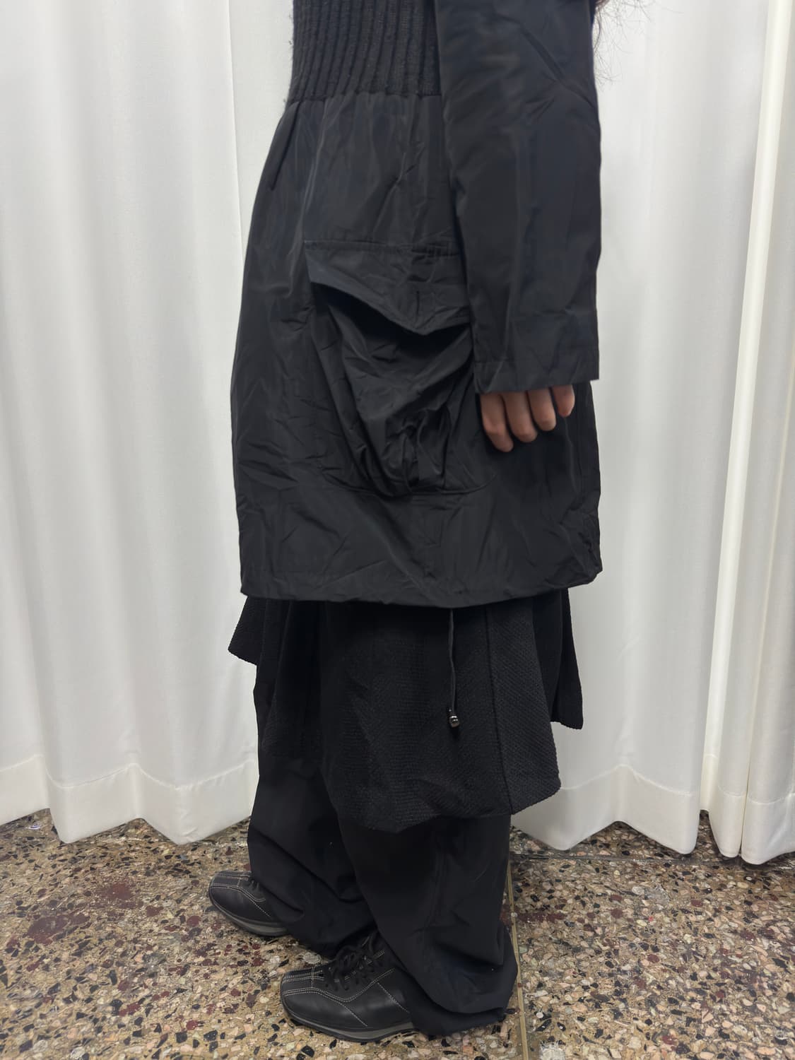 noa-ge knit detail twoway jacket 상품이미지5