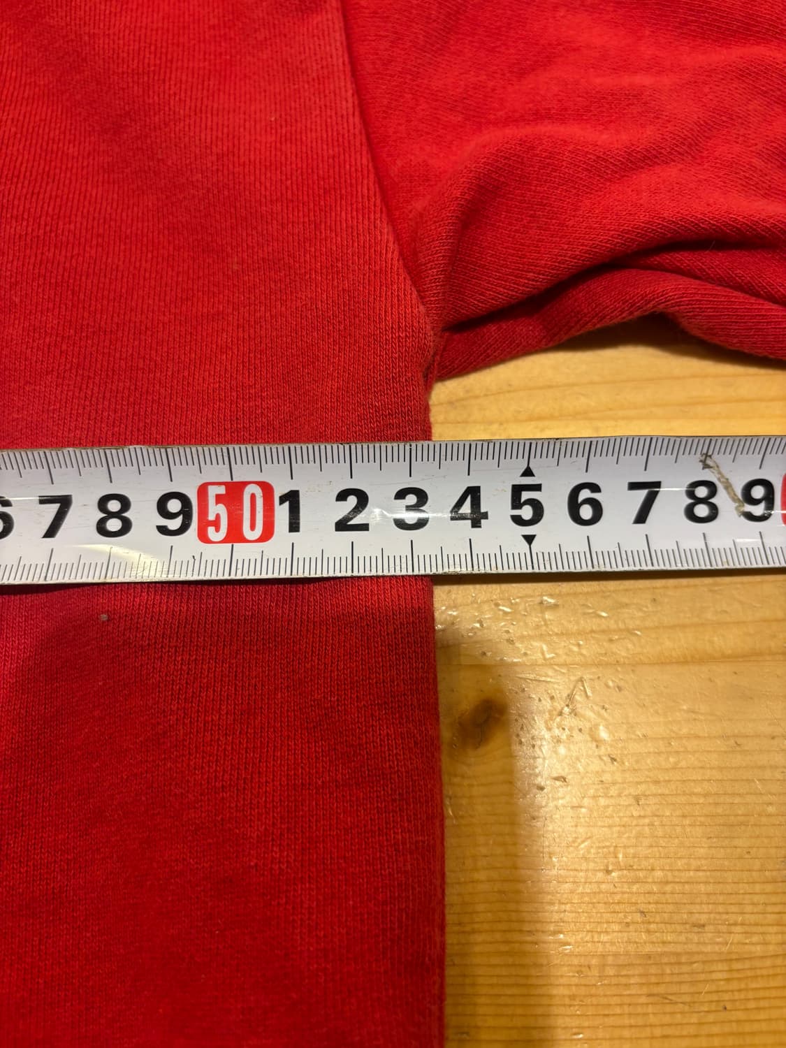 라이프 워크 빅로고 레드 맨투맨 상품이미지6