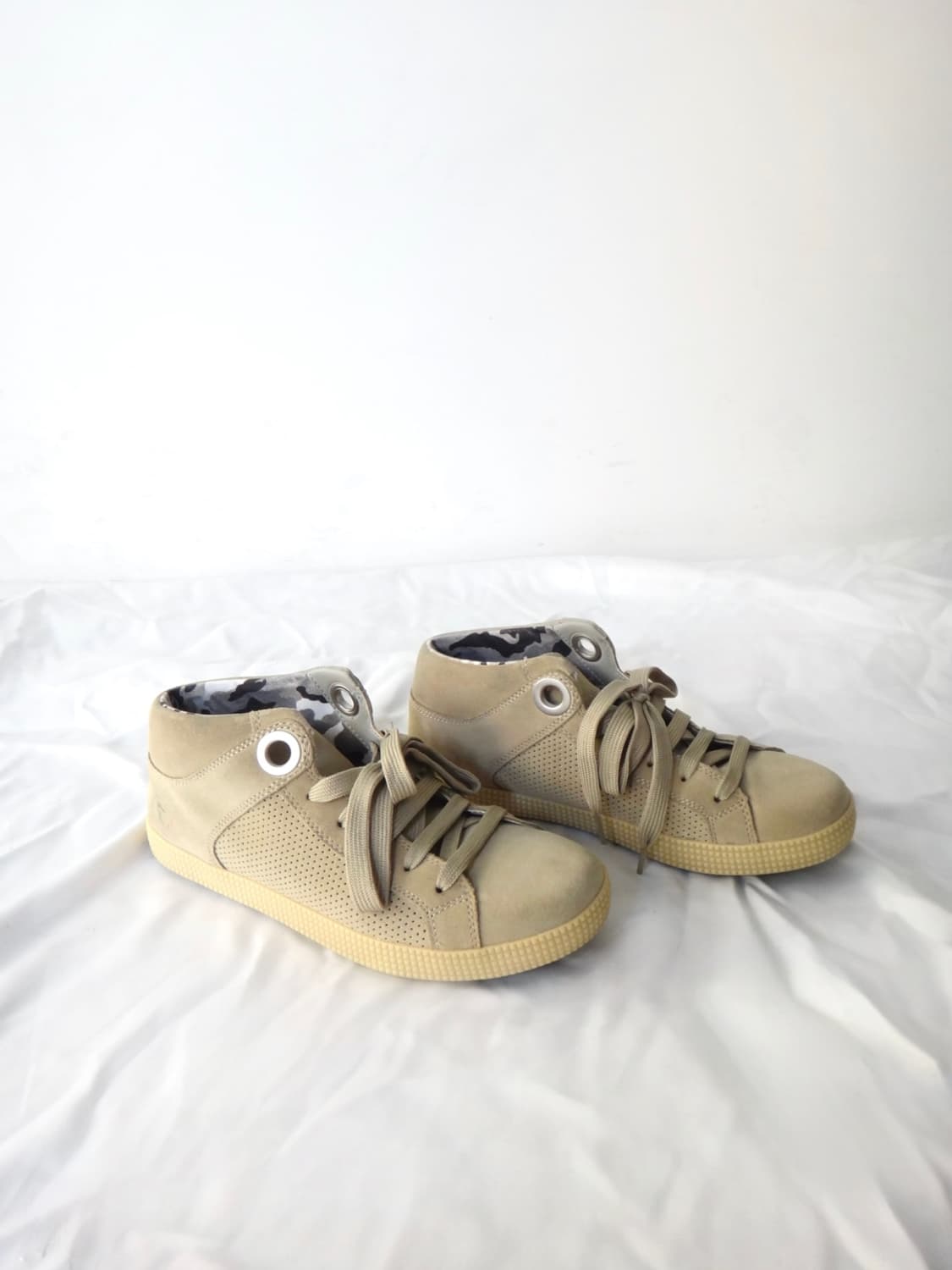GEOX mId top shoes / beige 상품이미지1