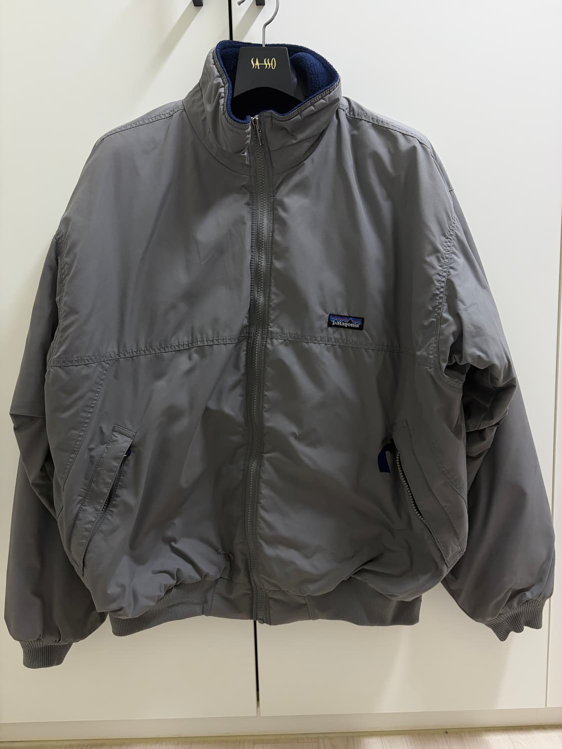 90s 파타고니아 쉘드 신칠라 봄버자켓 그레이 L 상품이미지1