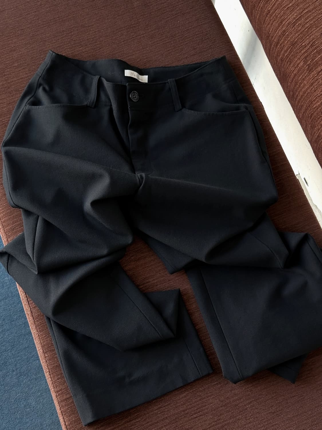 Poly rayon blend stretched trousers 상품이미지1