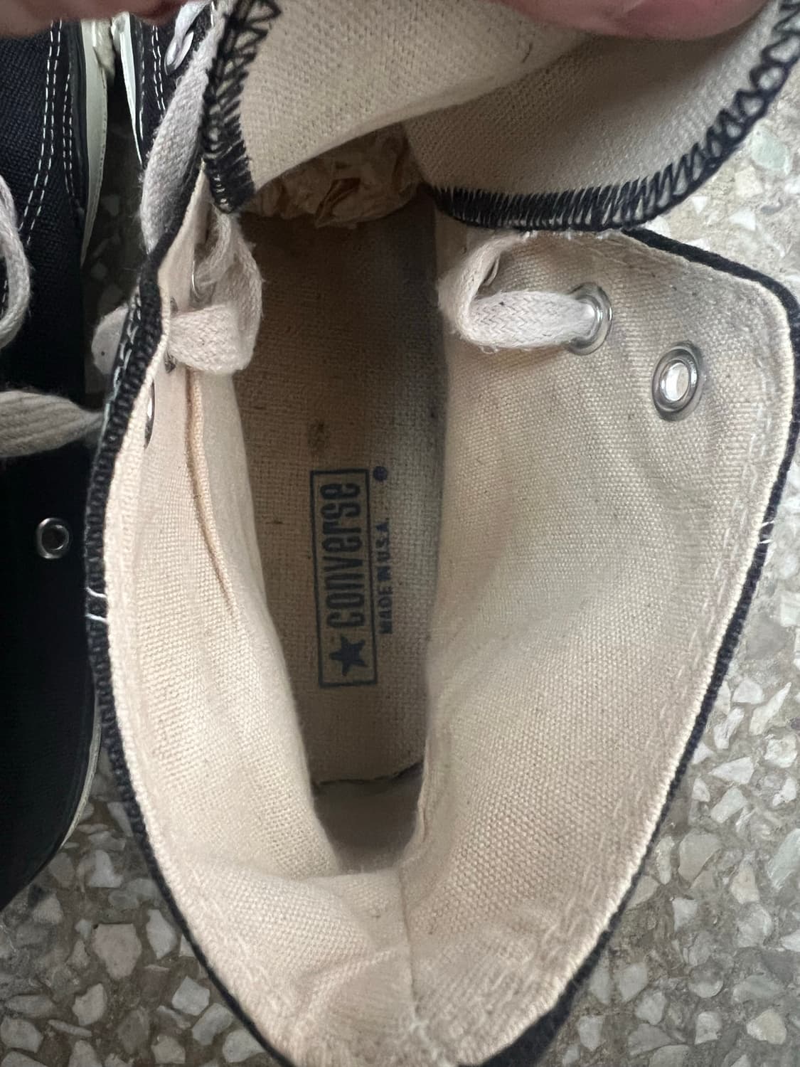 80s 빈티지 컨버스 275사이즈 블랙 9.5 상품이미지6