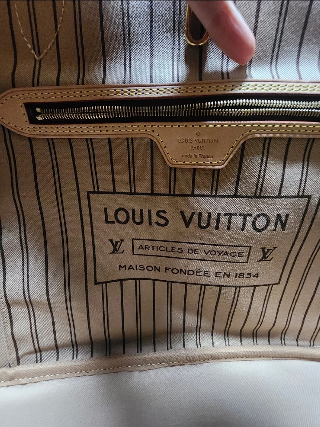 S급 정품) 루이비통 네버풀 MM 모노그램 풀박스 상품이미지3