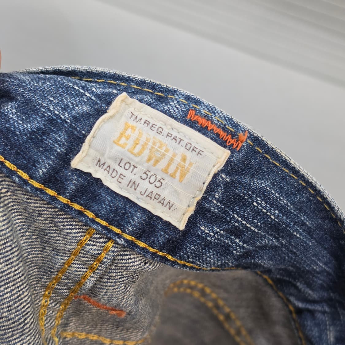 에드윈 511 빈티지 더티워싱 플레어진- 31-32 상품이미지8