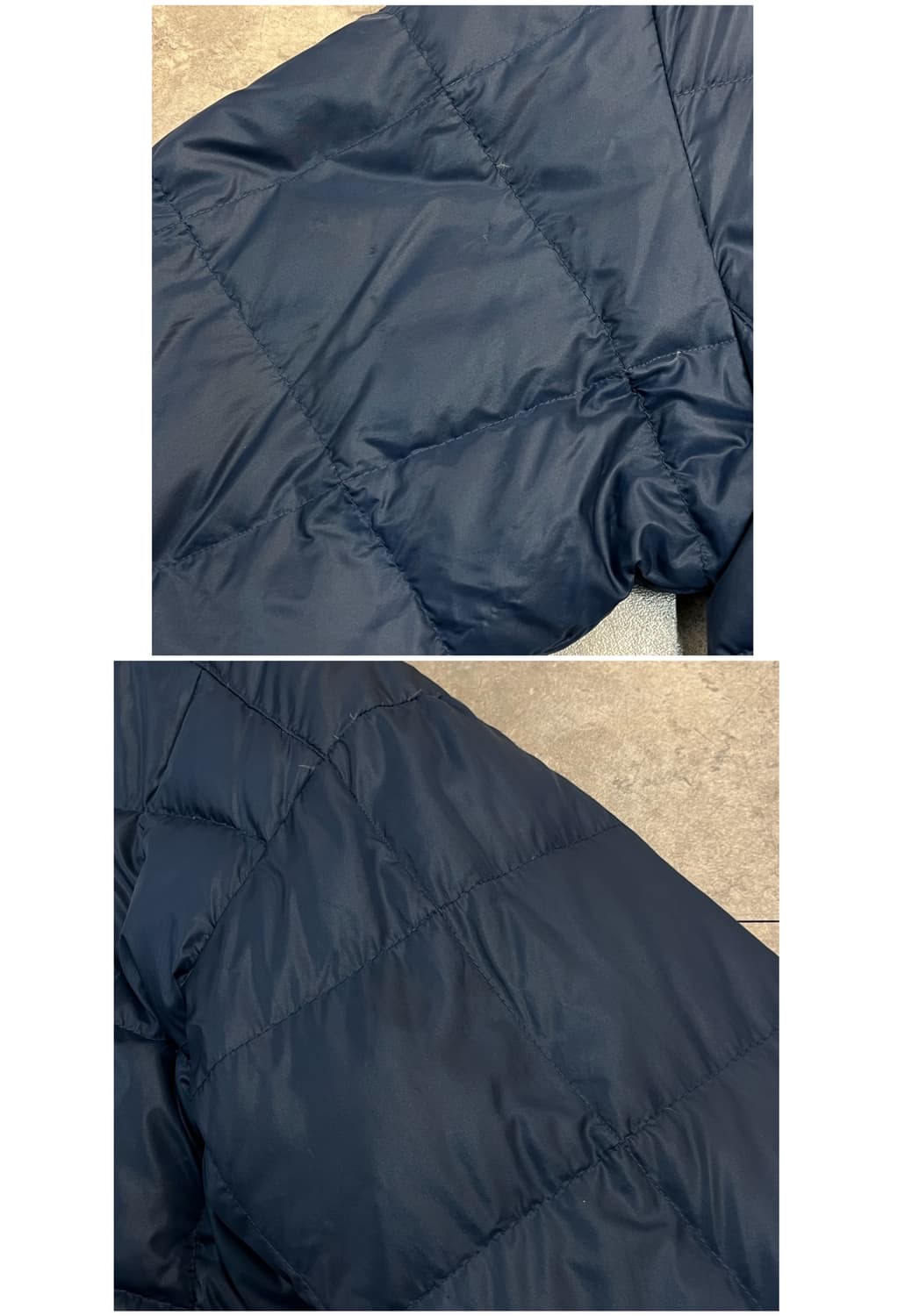 노스페이스 구스 다운 패딩 자켓 600 네이비 L #csz2786   상품이미지7