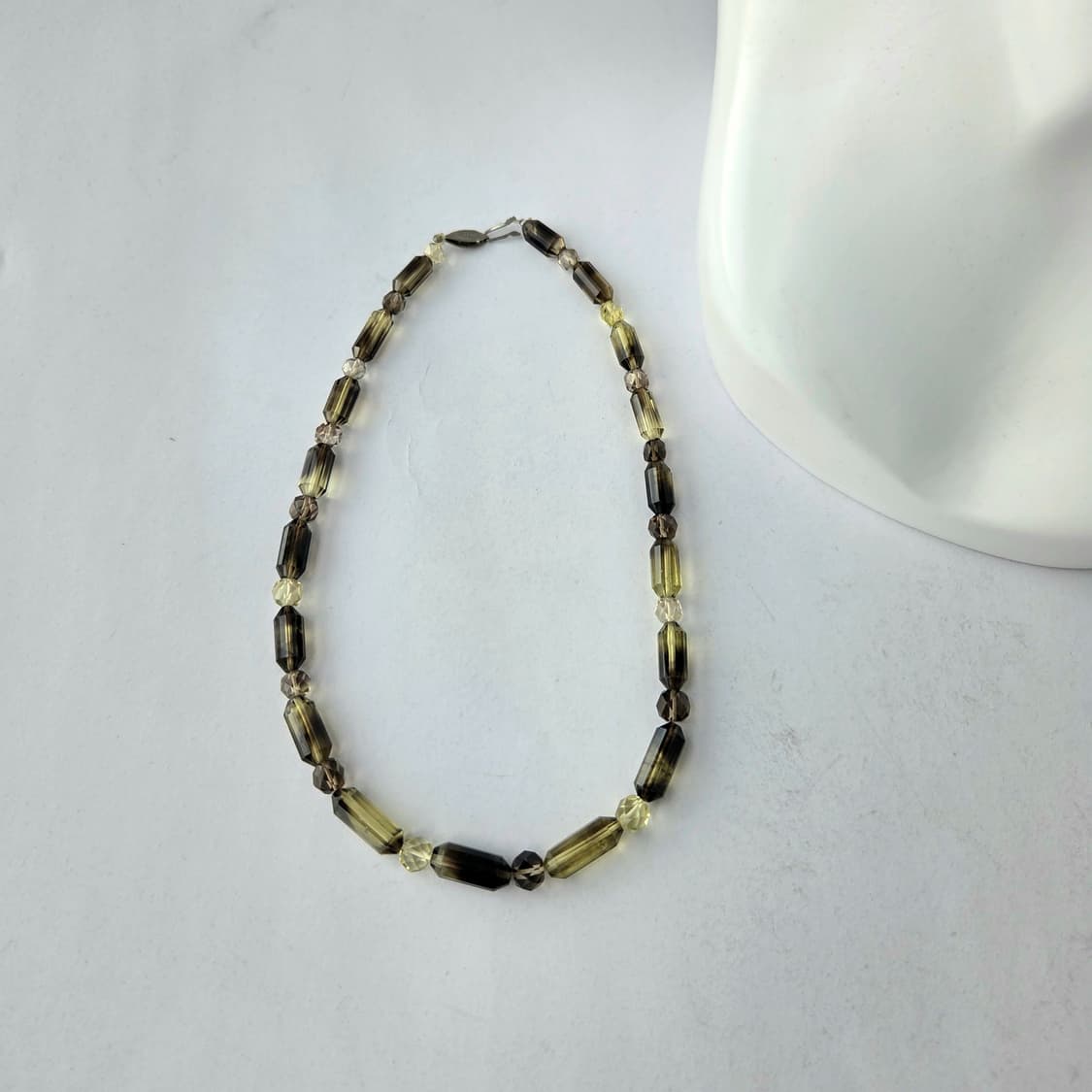 1950s-60s Smoky art glass necklace 상품이미지7