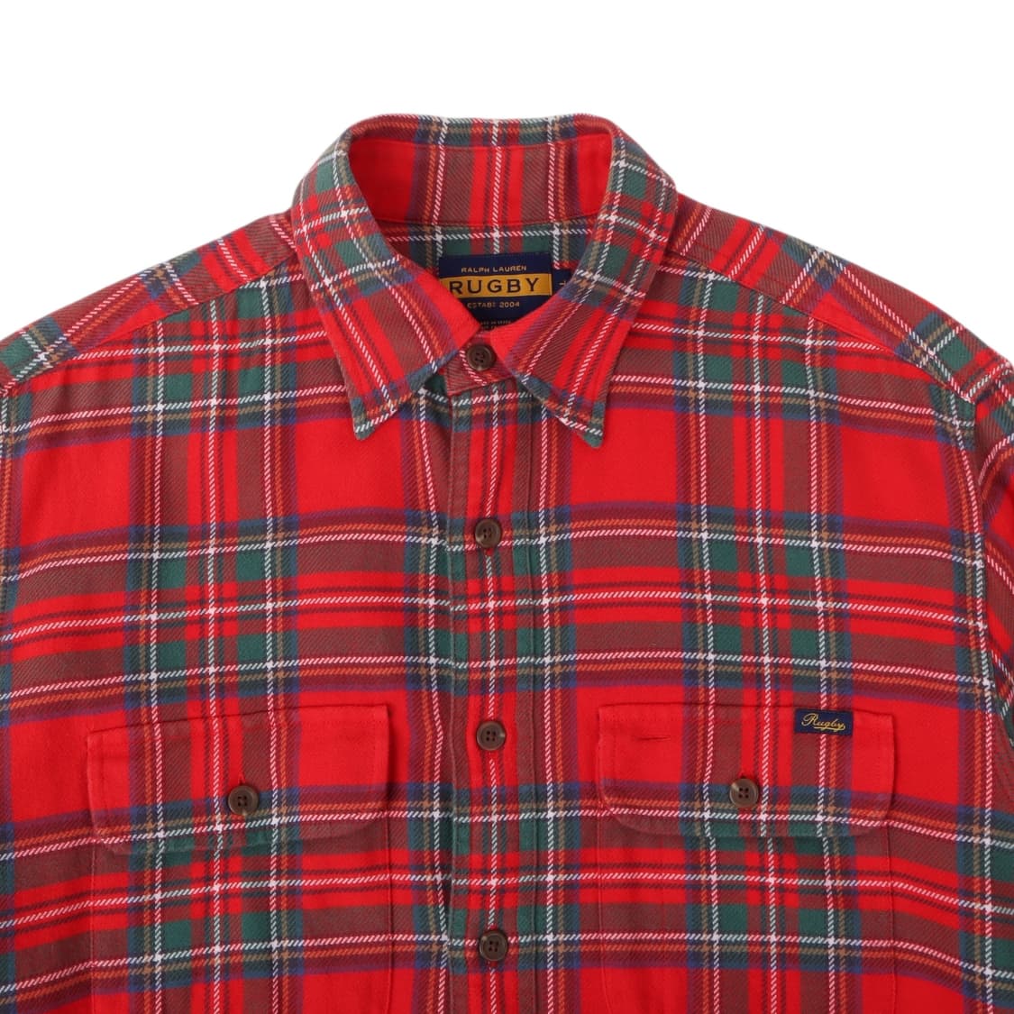 폴로 랄프로렌 럭비 pyrex 파이렉스 플란넬 체크 셔츠 상품이미지5