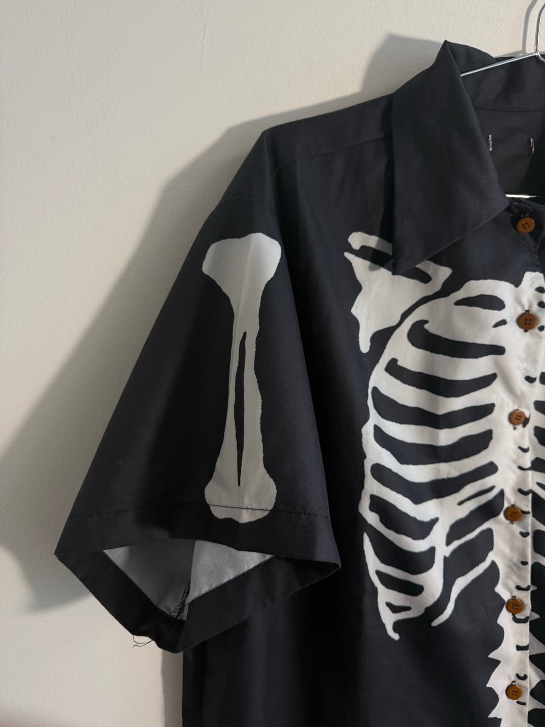 일본 빈티지 스켈레톤 그런지  블랙 셔츠  상품이미지6