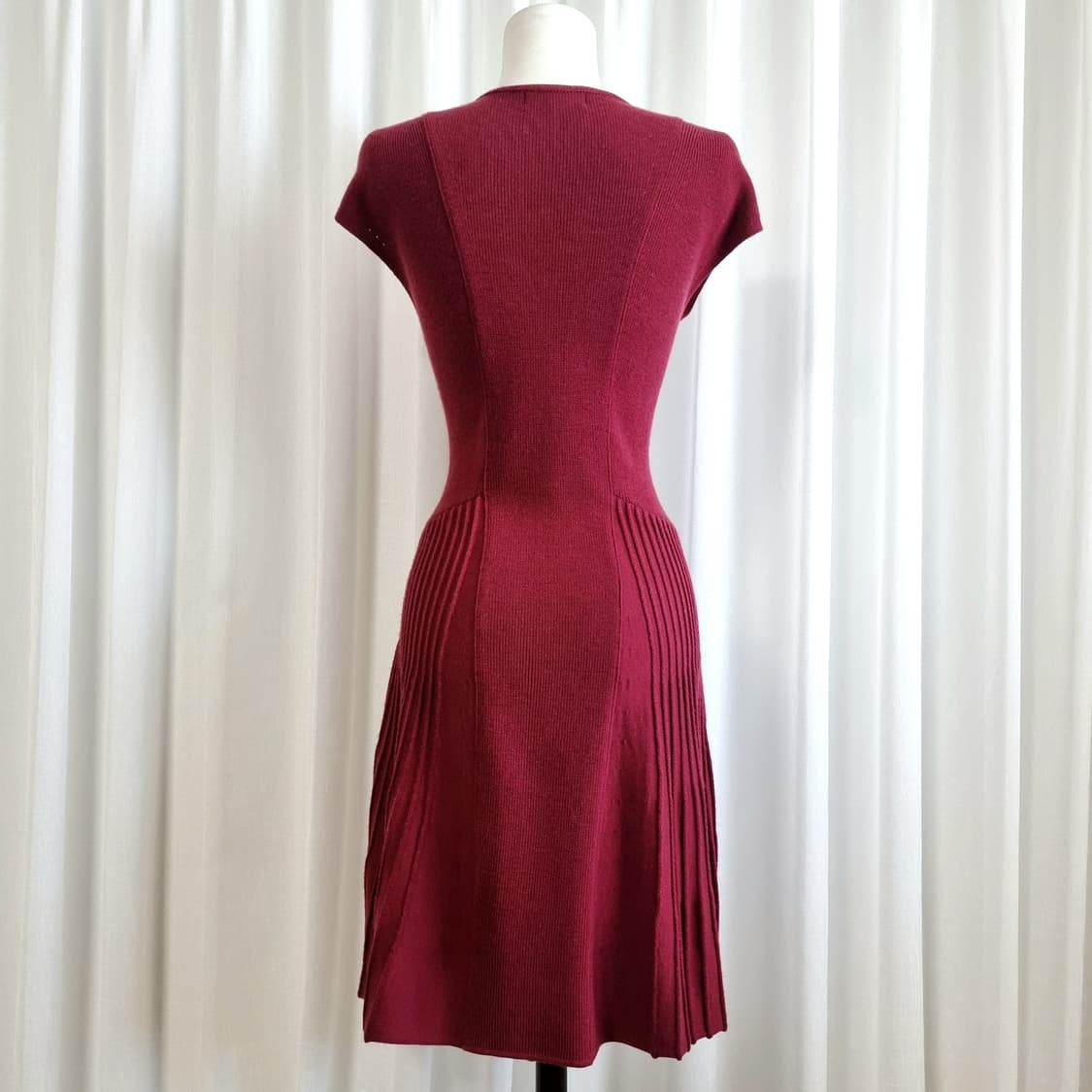 한섬 MINE 마인 울100% 숏슬리브 원피스 (4455) 상태양호×좋음 상품이미지3