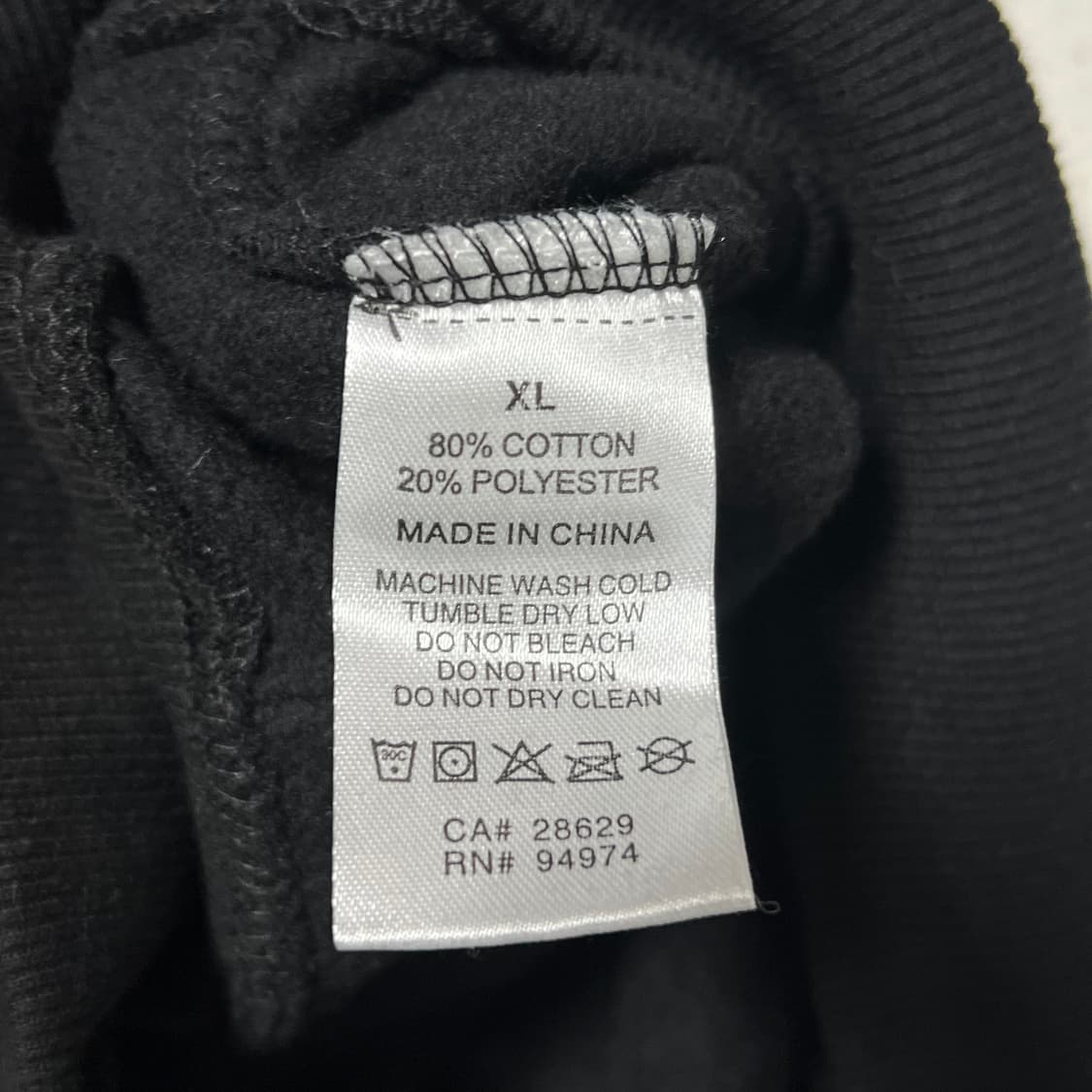 XL 새상품 스투시 코스모스 블랙 기모 후드티 상품이미지5