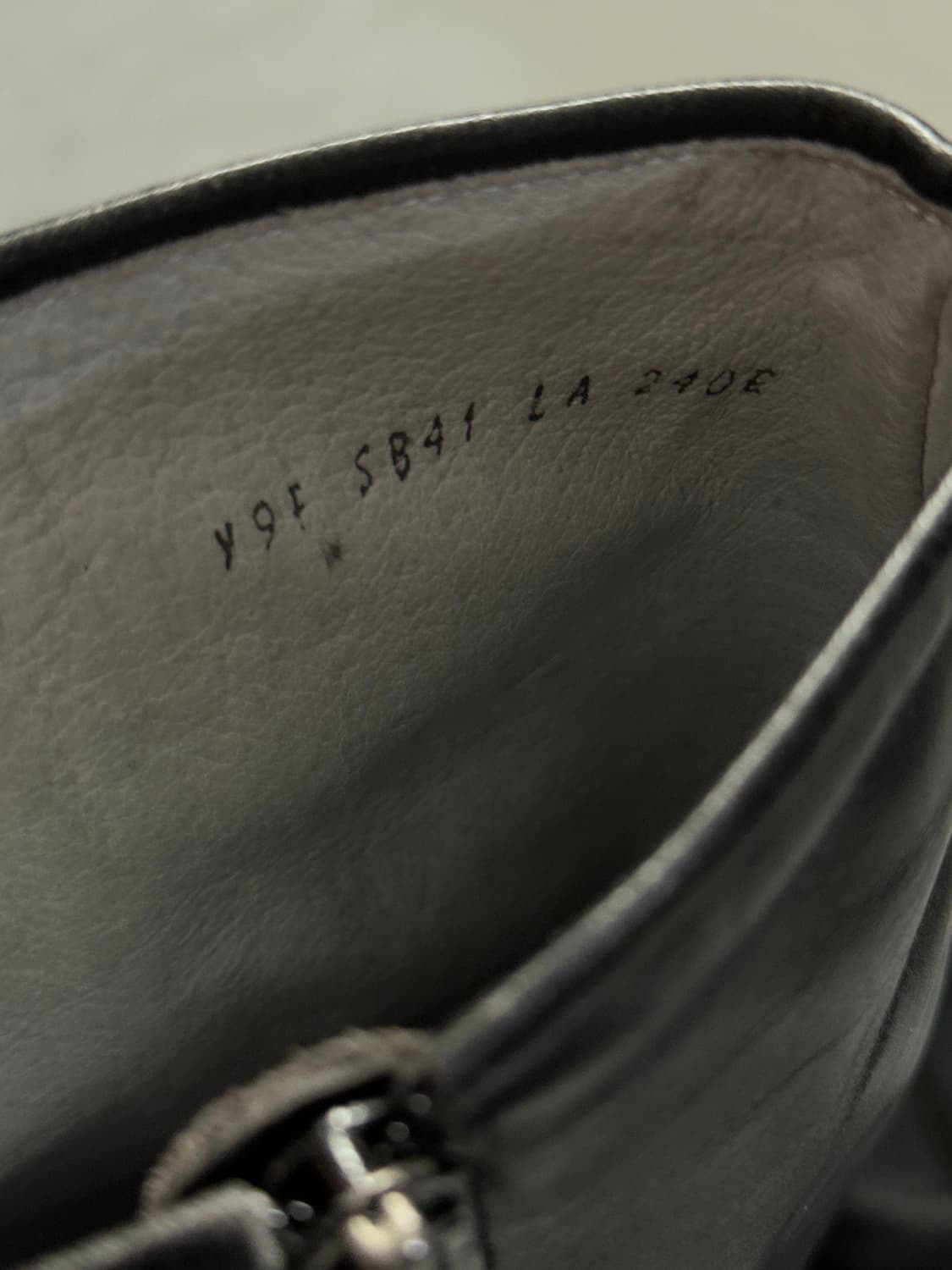 요지야마모토 플랫폼힐 롱부츠 상품이미지3