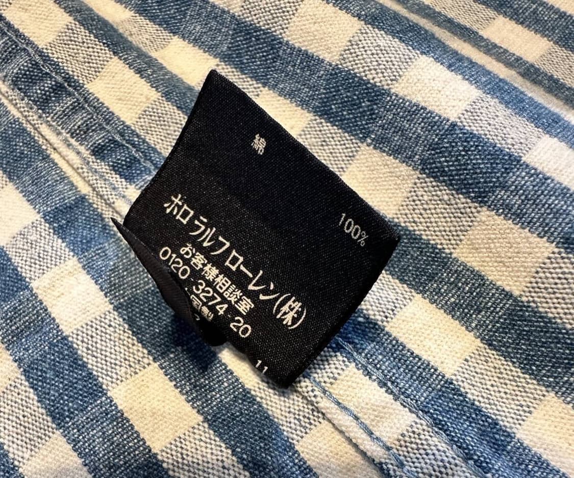 RRL(더블알엘) "Indigo Check Western Shirt" 상품이미지7