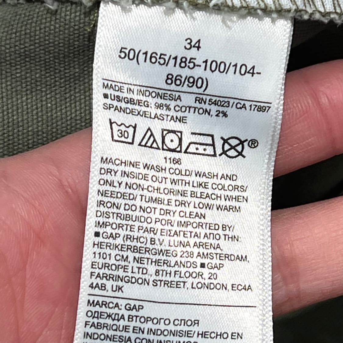 갭 카고 하프팬츠 s10486 상품이미지7