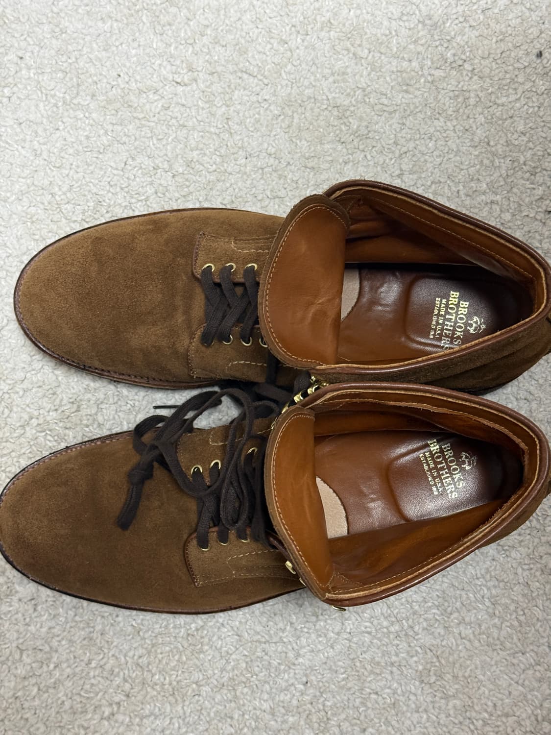 알든 브룩스브라더스 플레인토 스너프 스웨이드 상품이미지6