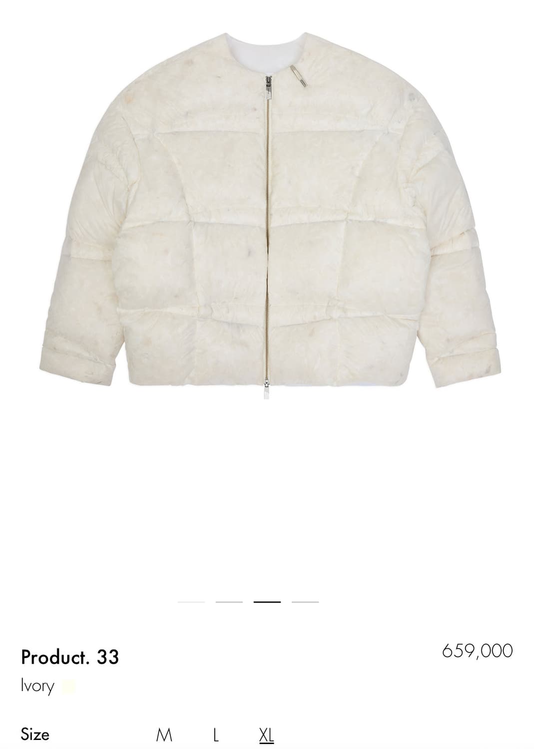 아더에러 24fw 투명패딩 L 상품이미지1